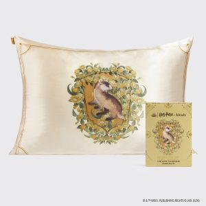 Kitsch x Harry Potter Satin Pillowcase in Hufflepuff